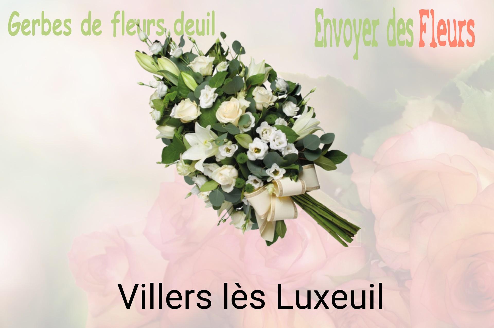 Gerbe de fleurs de deuil livrée à Villers-lès-Luxeuil
